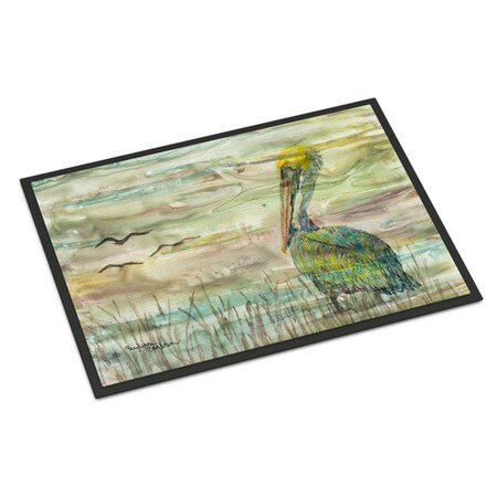 Carolines Treasures 24 x 36 in. Pelican Sunset Indoor or Outdoor Mat SC2012JMAT